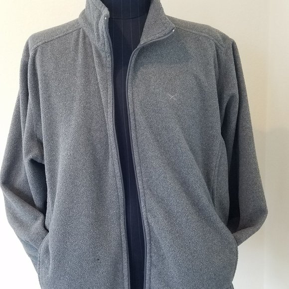 Eddie Bauer Other - Eddie Bauer Mens 2XL Grey Full-Zip Fleece Jacket - SEE VIDEO